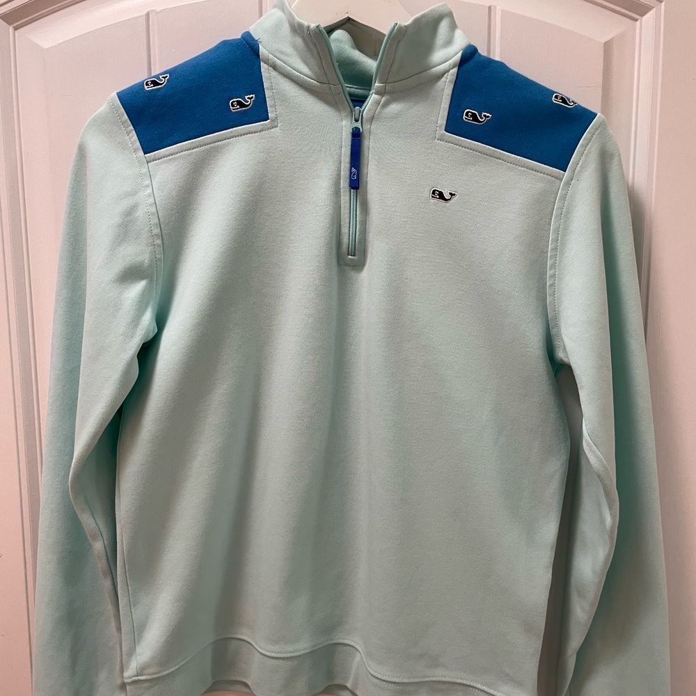 Vineyard Vines Girls 1/4 Zip Shep Shirt - Size L (14) - NWOT